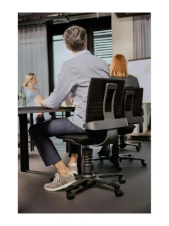 Aeris 3Dee työtuoli, musta mikrokuitukangas