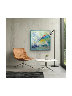 Aina ja ikuisesti, 100x100cm, öljyvärimaalaus, Pia Rydman