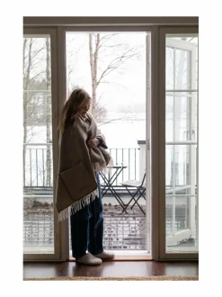 Arvo-taskullinen villahuopa 60 x 180 cm