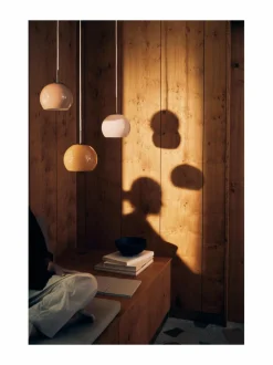 Ball-lasinen riippuvalaisin Ø 18 cm