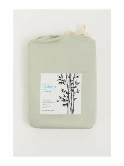 Bamboo-pussilakanasetti 220 x 220 cm + 2 x 50 x 60 cm