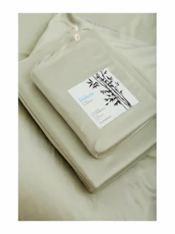 Bamboo-pussilakanasetti 220 x 220 cm + 2 x 50 x 60 cm