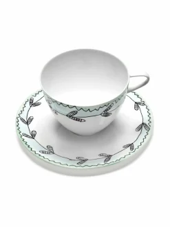 Blossom Milk Midnight Flowers -cappuccinokuppisetti, 2 kpl