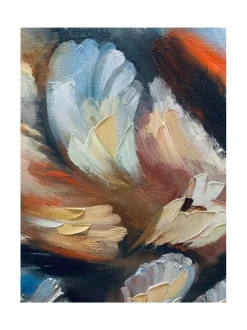 Cabaret, öljyvärimaalaus, 100x100 cm