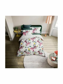 Citrus Bloom -pussilakanasetti puuvillaperkaalista