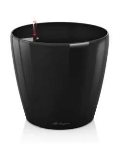 Classiko LS Musta Altakasteluruukku pyörillä, ∅50cm, korkeus 47cm