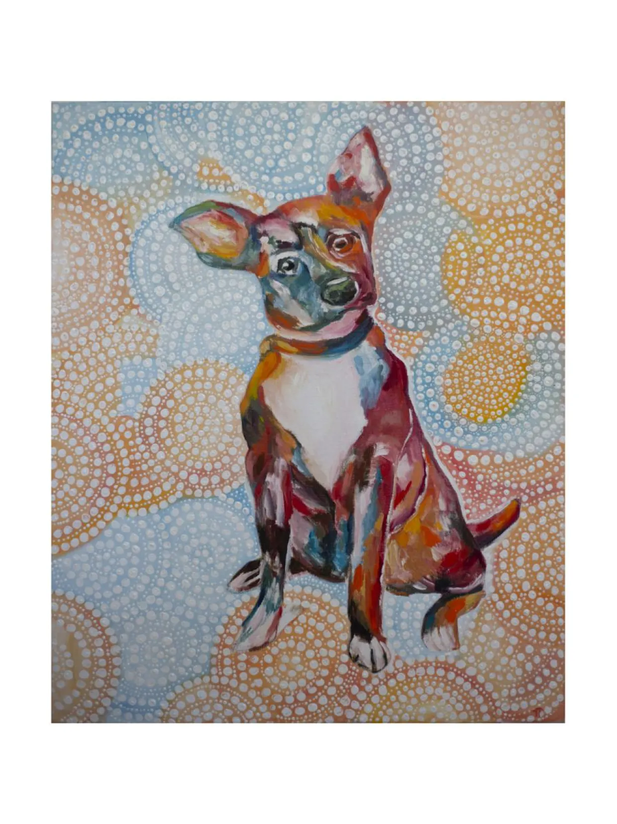 Color Hau, 2022 öljyvärimaalaus, Pia Rydman