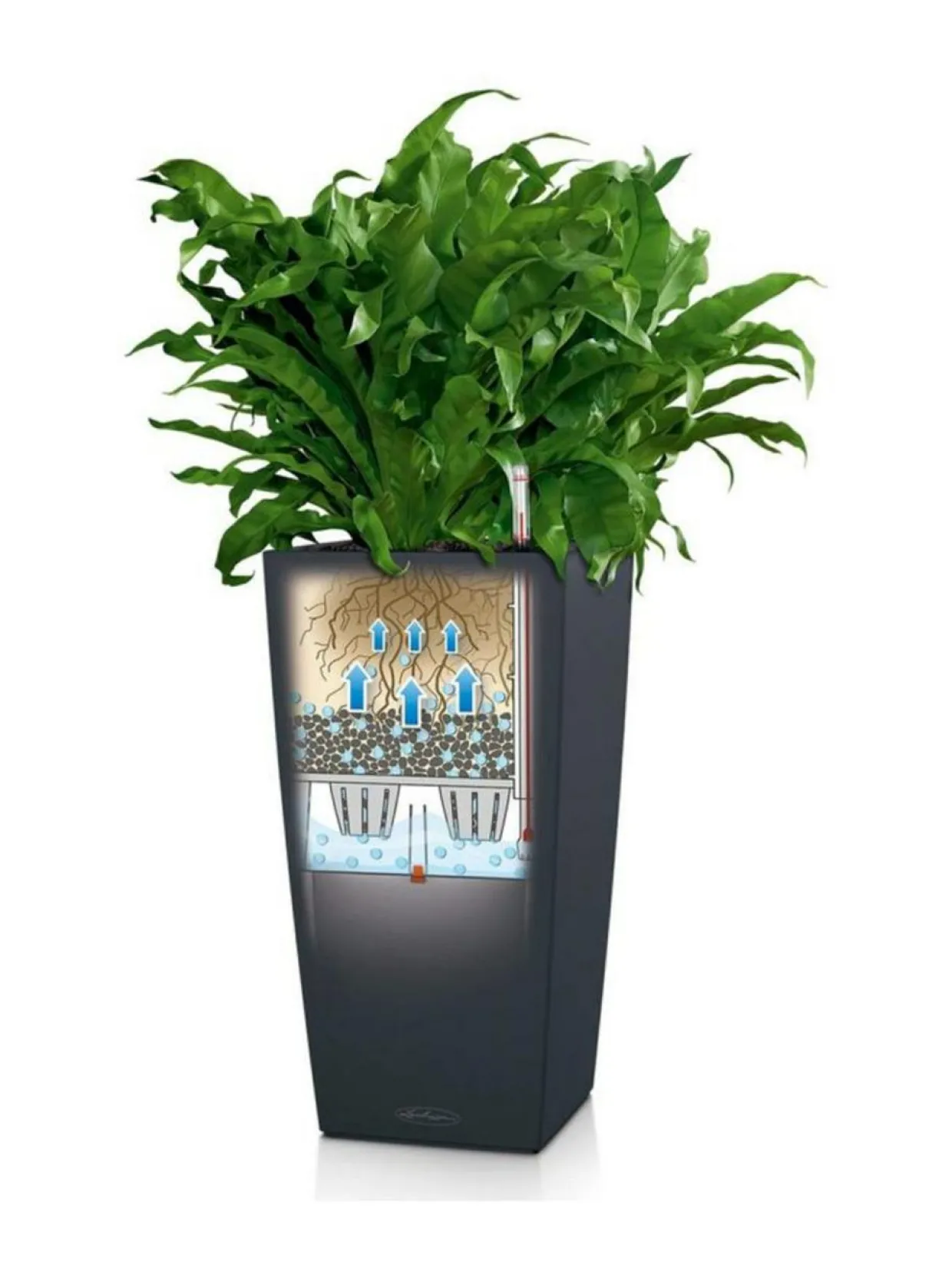 CUBICO Color 30 matta Hiekka Altakasteluruukku ∅30x30 korkeus 56 cm