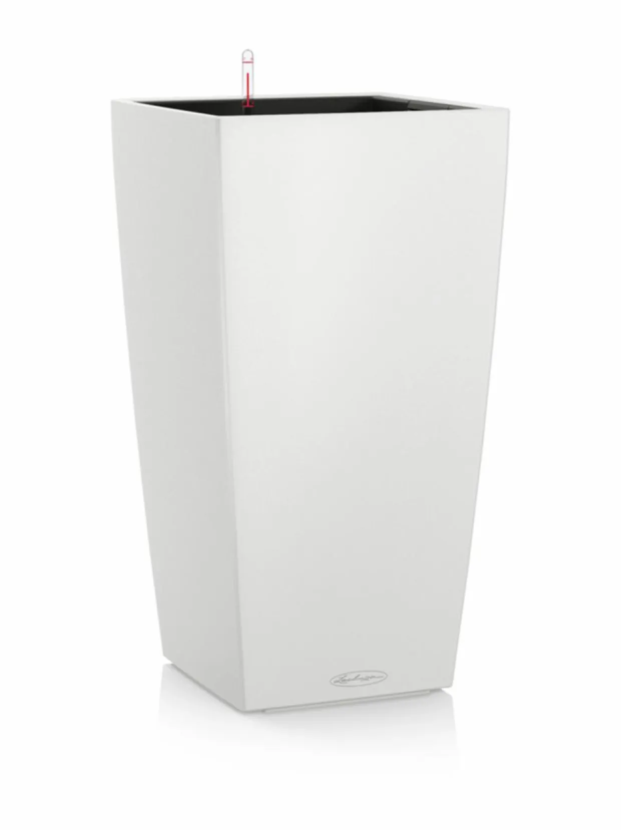 CUBICO Color 40 matta valkoinen Altakasteluruukku ∅40x40 korkeus 75 cm