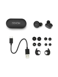 Denon PerL AH-C10PL langattomat vastamelunappikuulokkeet, musta