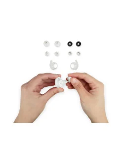 Denon PerL Pro AH-C15PL langattomat vastamelunappikuulokkeet, valkoinen