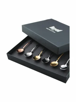 Due Bronzo kahvilusikka 6 kpl lahjapakkauksessa