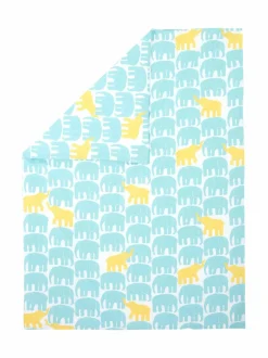 Elefantti Vapaa -lasten pussilakanasetti