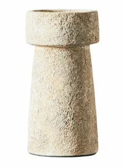 Eris Rustic sand L -kynttilänjalka