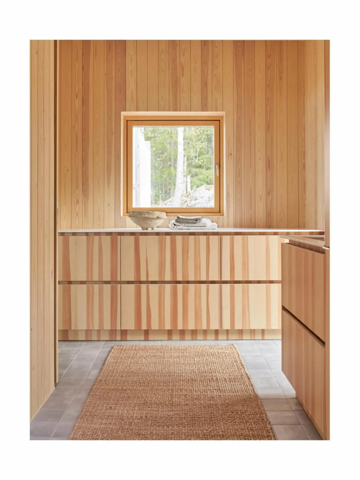 Fringe Hemp -käytävämatto