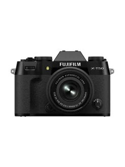 Fujifilm X-T50 + XC 15-45mm OIS PZ Kit - Musta