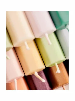 Hexagon Candle -steariinikynttilä, 4 kpl