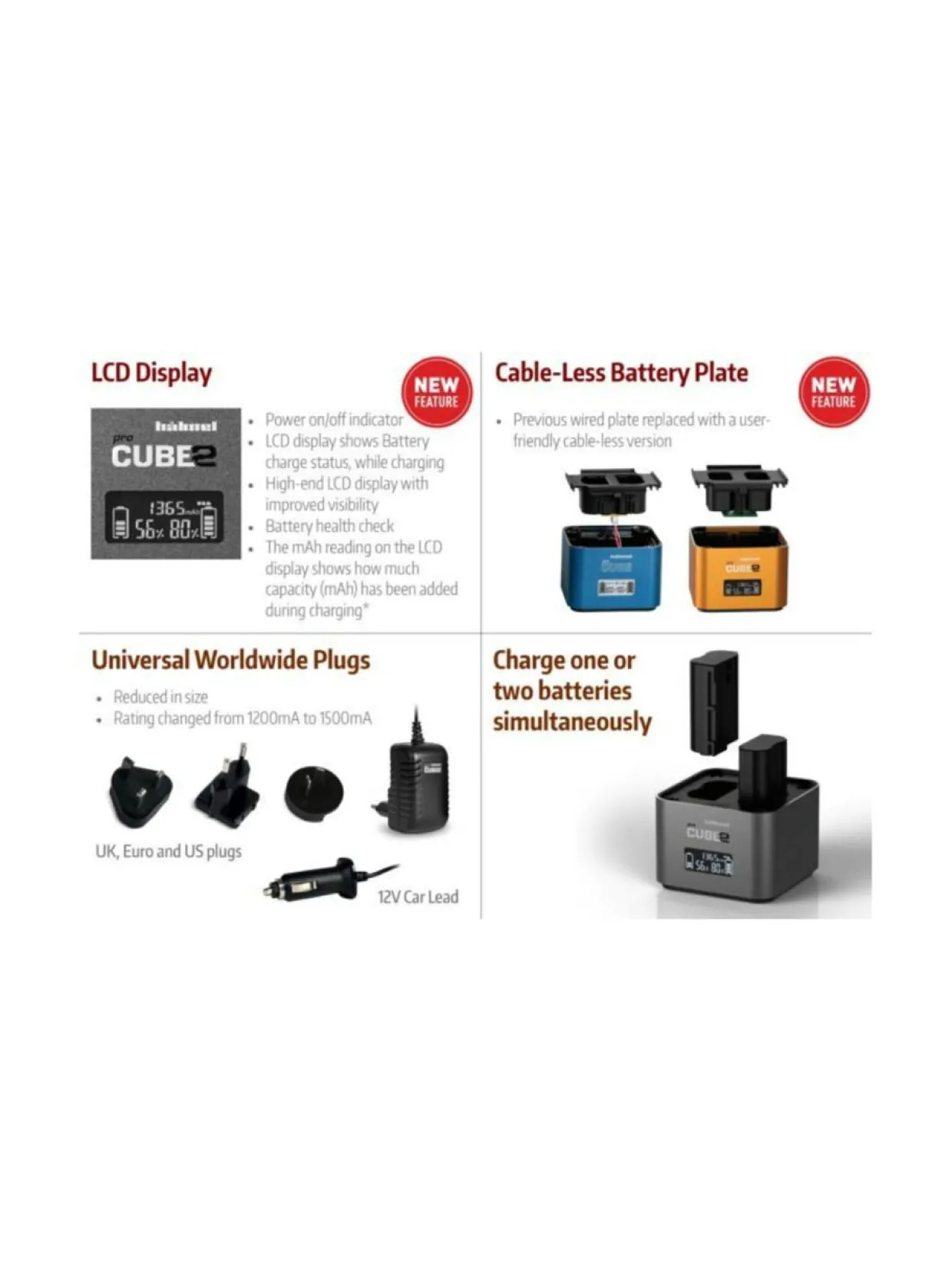 Hähnel proCUBE2 Twin Charger tuplalaturi (Canon)