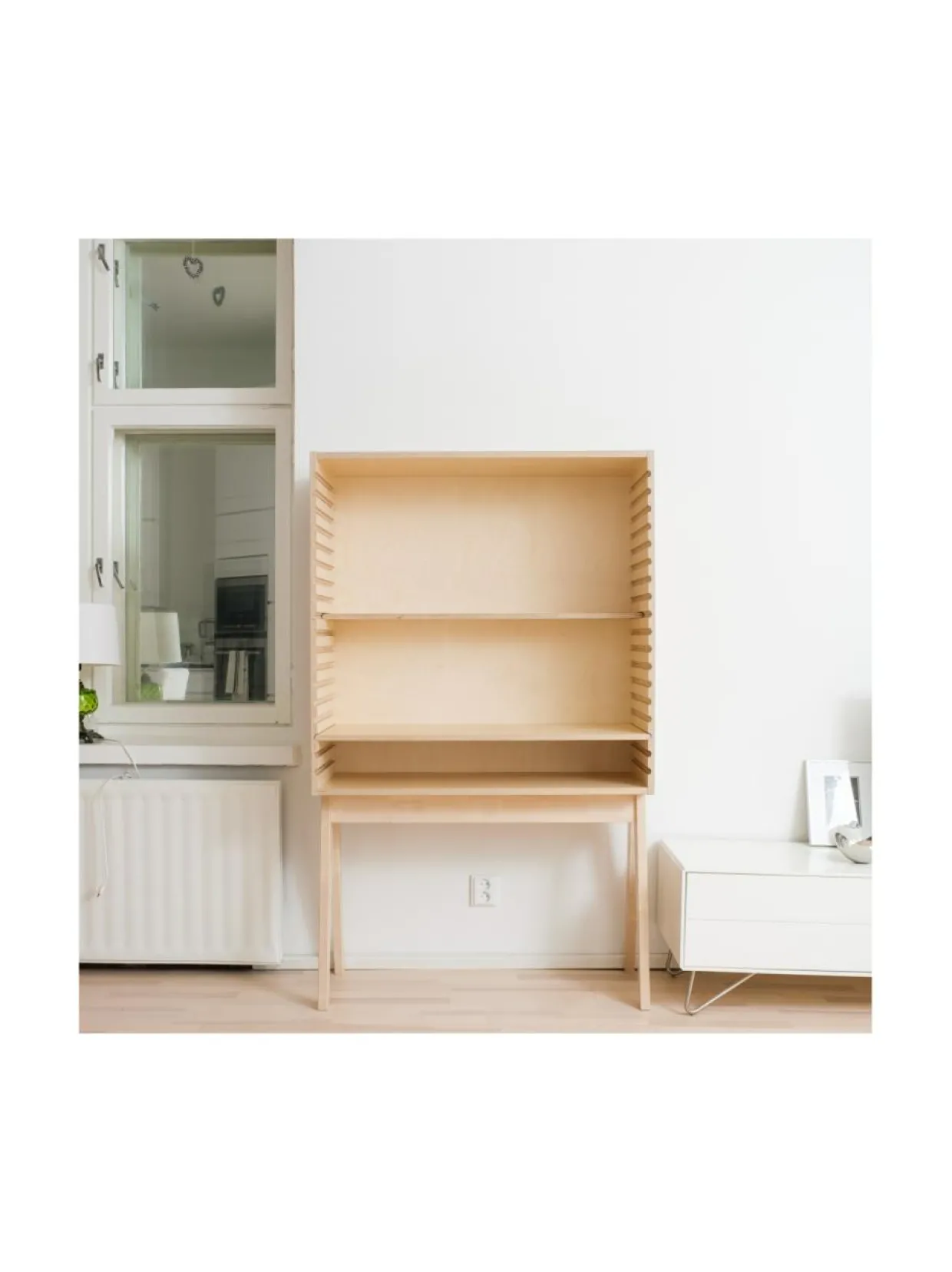 Hima Frame säädettävä työpiste - Natural Birch