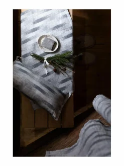 Hohto-saunatyyny pellava-puuvillasekoitteesta 20 x 46 cm