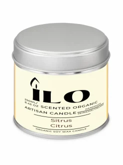 ILO Luomu Soijavaha Tuoksukynttilä Sitrus