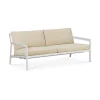 Jack 2-ist. ulkokaluste sohva, alumiini rungolla