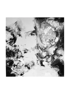 Jenniemilia Design, KATA, voimanainen canvas -taulu 100x100cm