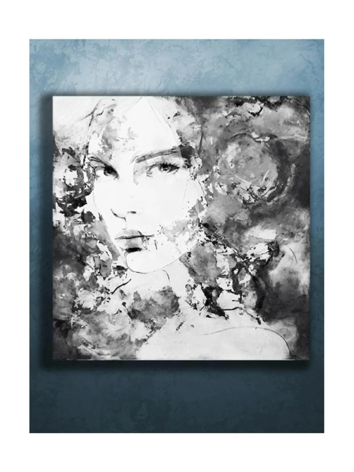 Jenniemilia Design, KATA, voimanainen canvas -taulu 100x100cm