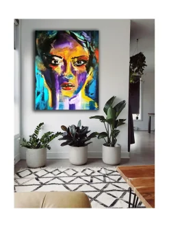 Jenniemilia Design, WILMA voimanainen canvas -taulu 80 x 100 cm