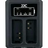JJC DCH-BLN1 USB Dual Battery Charger -tuplalaturi (Olympus BLN-1)