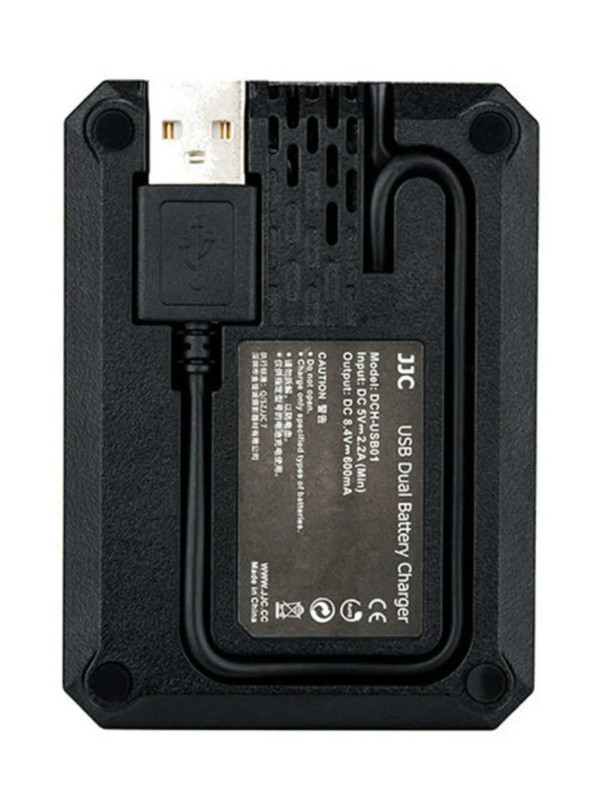 JJC DCH-LPE17 USB Dual Battery Charger -tuplalaturi (Canon LP-E17)
