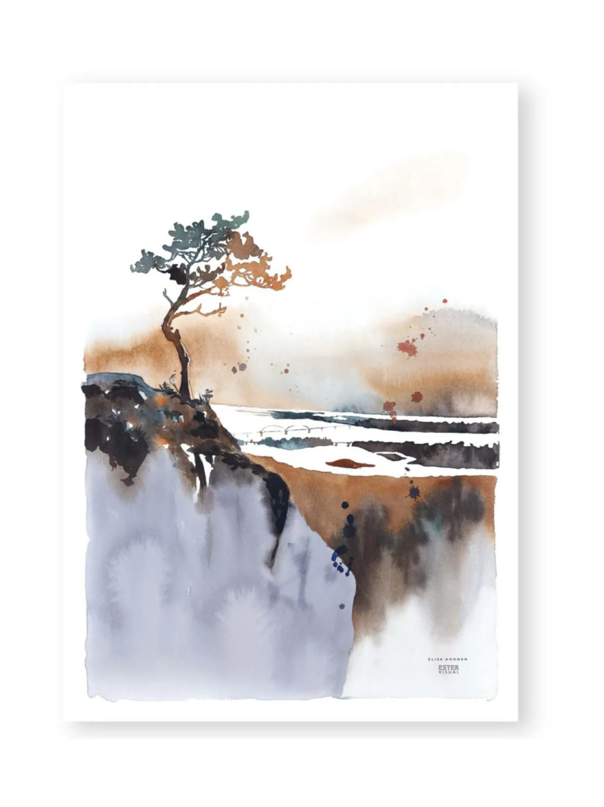 Juliste Jyrkänteellä 50x70 cm