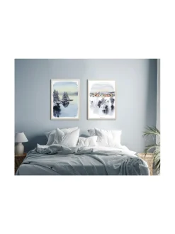 Juliste Rovaniemi Pöyliövaaralta 50x70 cm