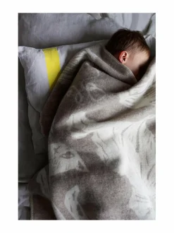 Kissanpäivät-villahuopa 130 x 180 cm