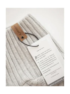 Koiran neule, palmikko, harmaa