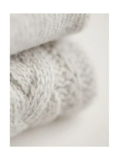 Koiran neule, palmikko, harmaa