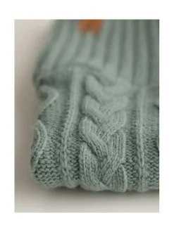 Koiran neule, palmikko, vihreä