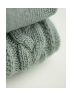 Koiran neule, palmikko, vihreä