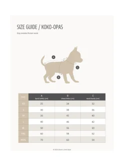 Koiran neule, palmikko, vihreä