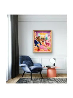 Kukat syödään viimeisenä, 110x90 cm, öljyvärimaalaus, Pia Rydman