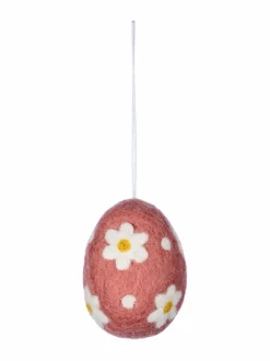 Kukkamuna-huopakoriste 7 cm