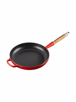 Le Creuset Signature-paistinpannu puukahvalla ø 28 cm