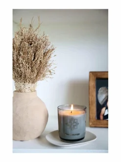 Lemongrass and Ginger -luksuskynttilä kannella 210 g