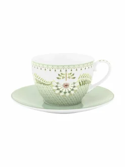 Lily & Lotus - kuppi ja lautanen 280 ml