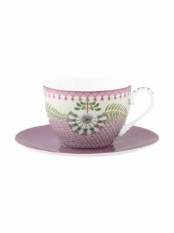 Lily&Lotus -kuppi ja lautanen 280 ml