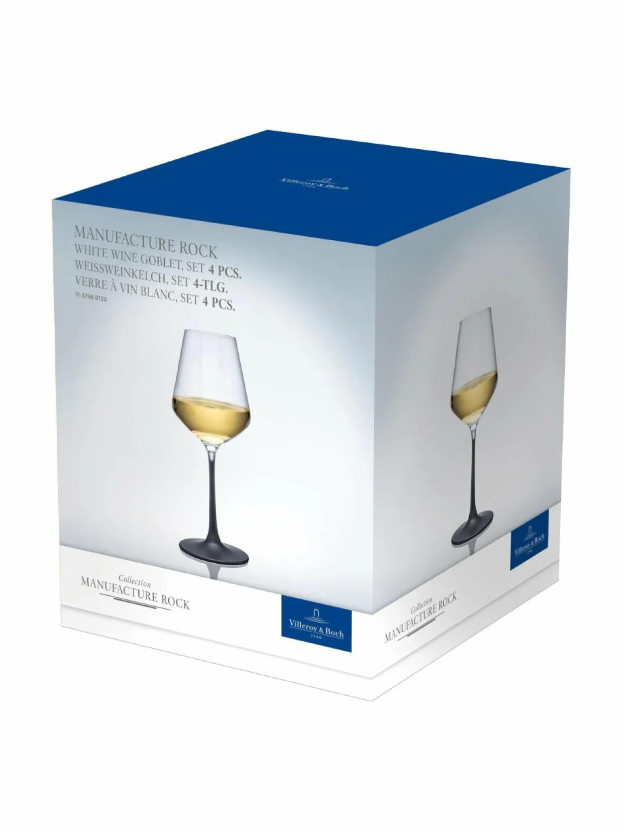Manufacture Rock -valkoviinilasi 4 kpl