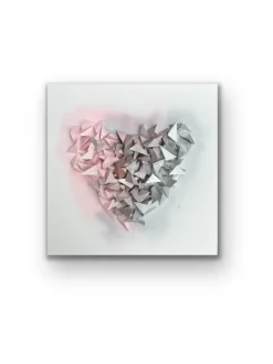 Metallic heart 60x60 akustiikkateos