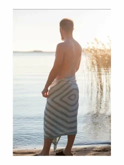 Metsälampi-pellavapyyhe