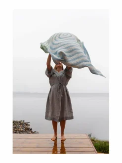 Metsälampi-pellavapyyhe