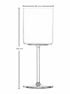 Modo-valkoviinilasi 400 ml, 4 kpl